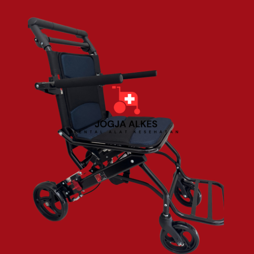 White and Blue Modern Medical Health Wheelchair Logo (22) Sewa Alkes Jogja